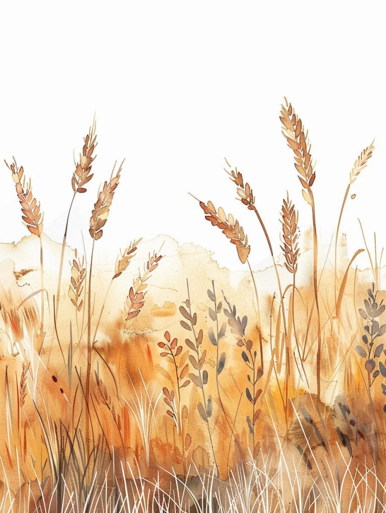 Wheat Field At Sunset