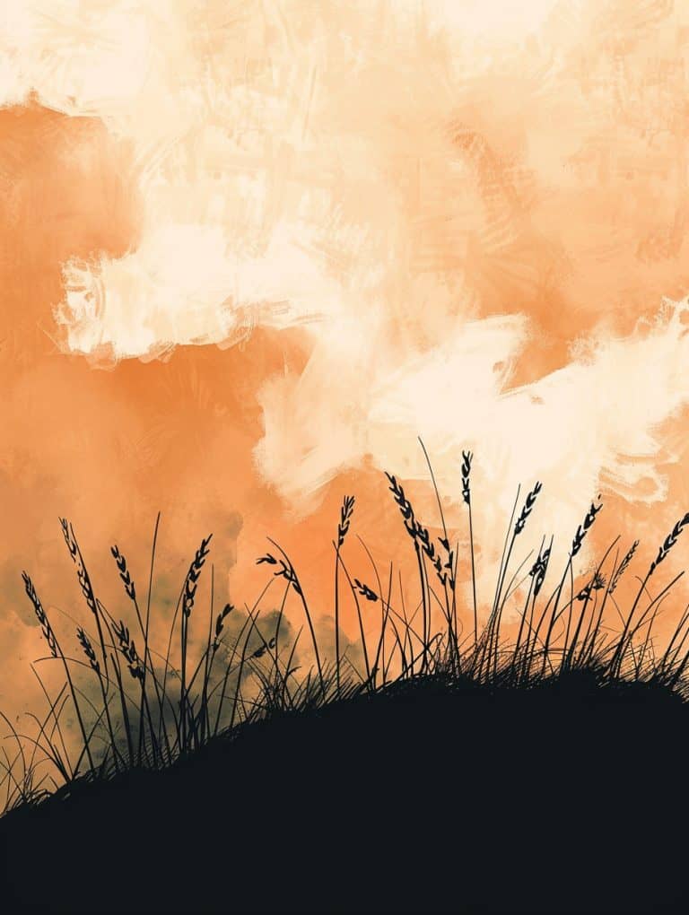 Wheat Field Silhouette