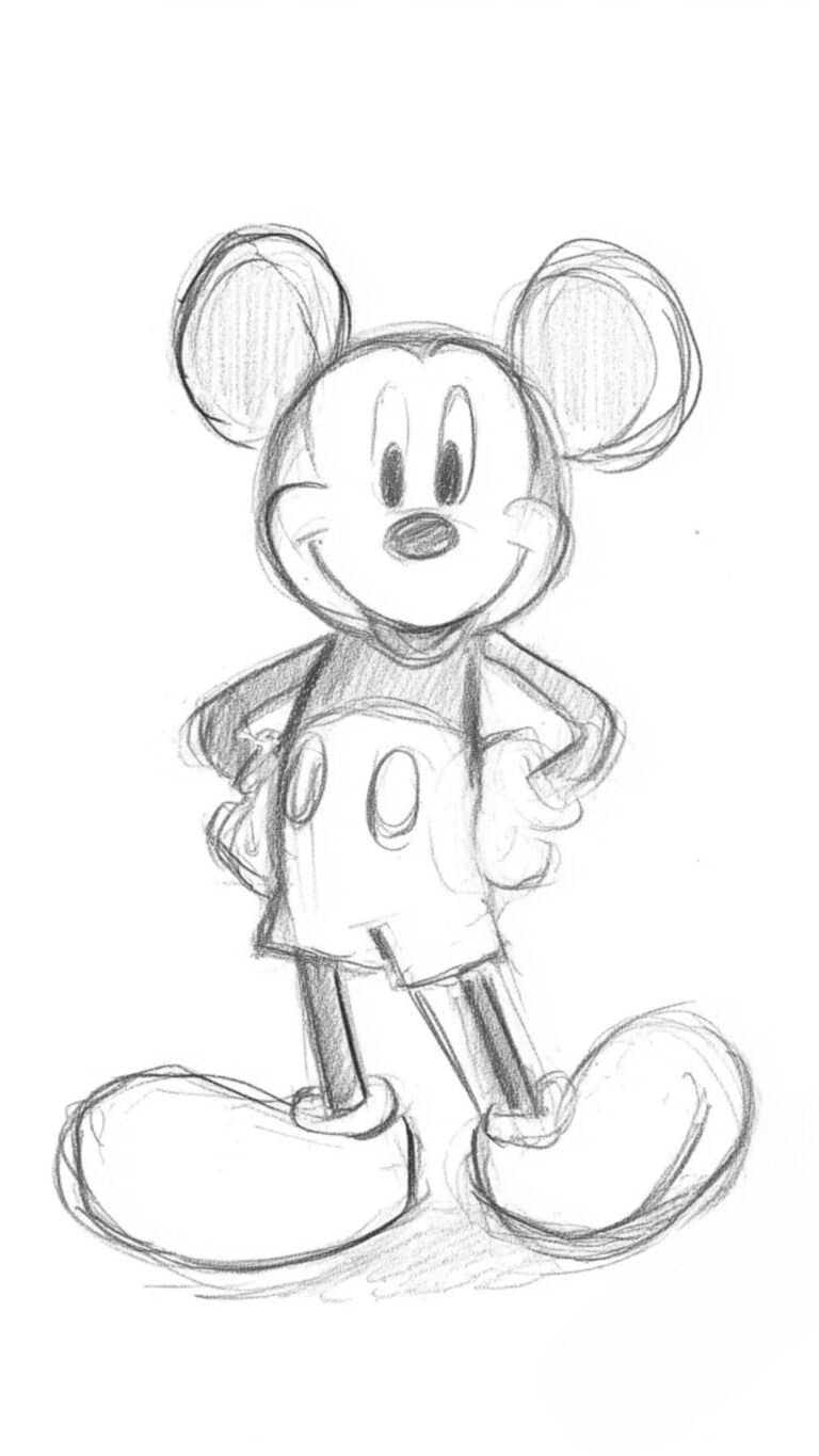 Mickey Standing Proud