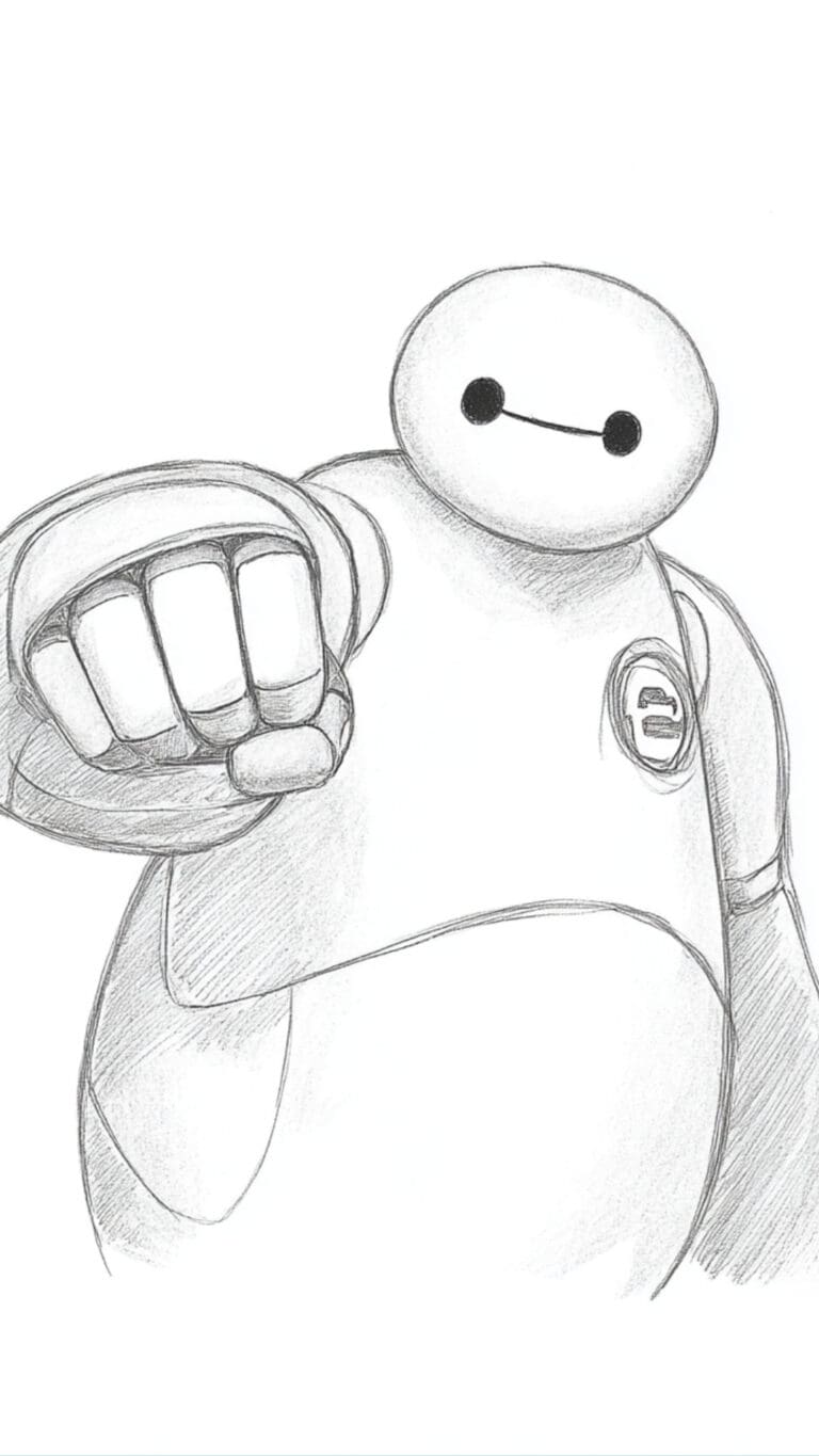 Baymax Making a Fist Bump