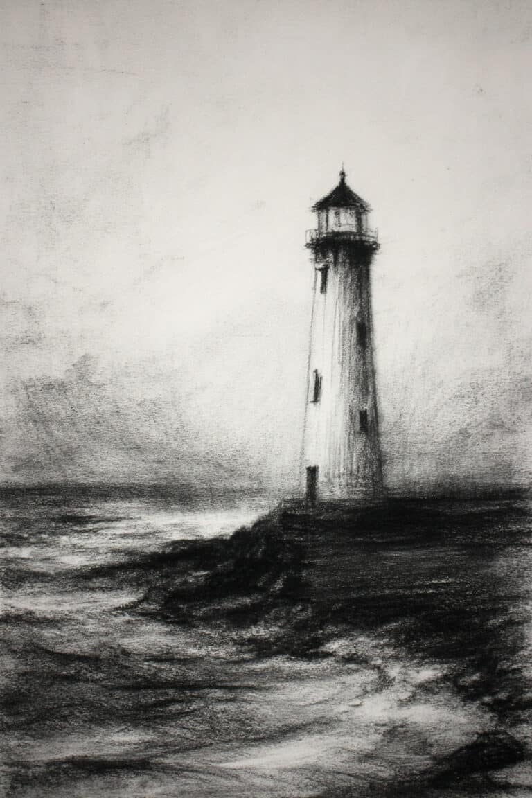 Lone lighthouse