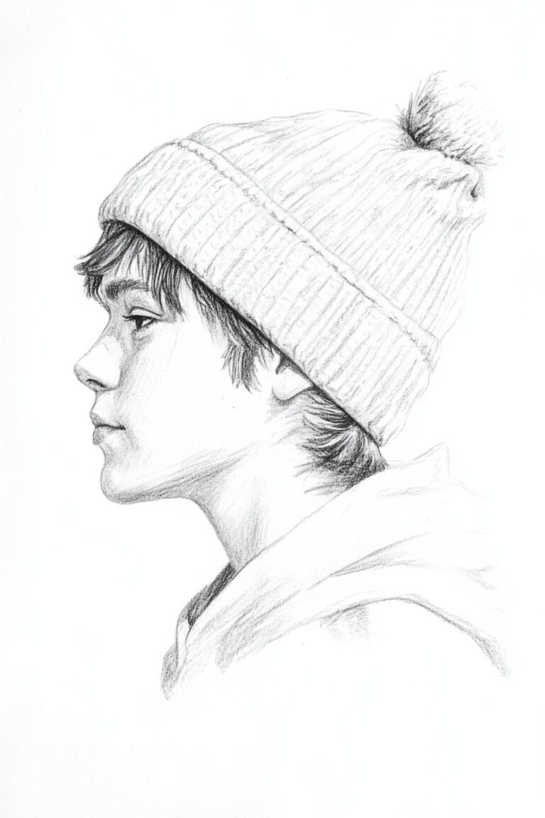 Person wearing a beanie