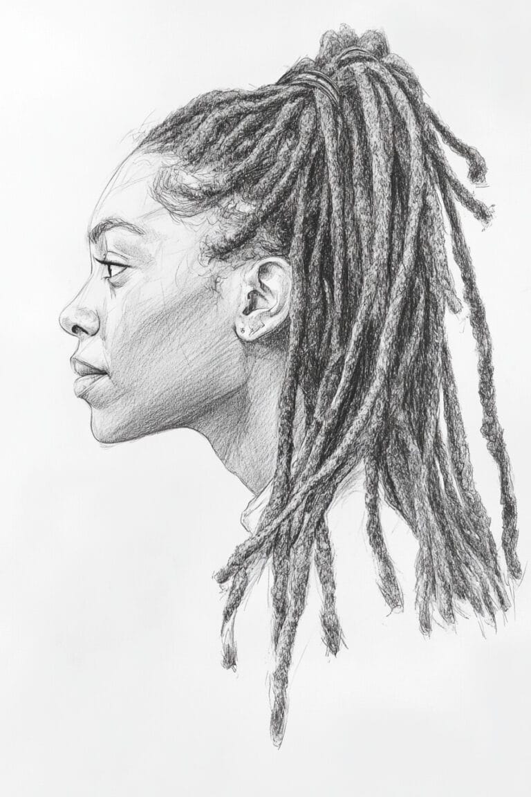 Person with dreadlocks