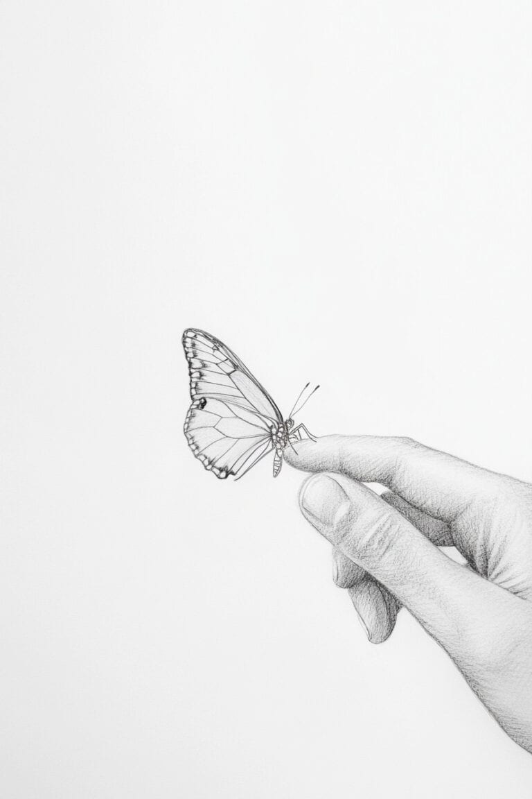 Butterfly on a Finger