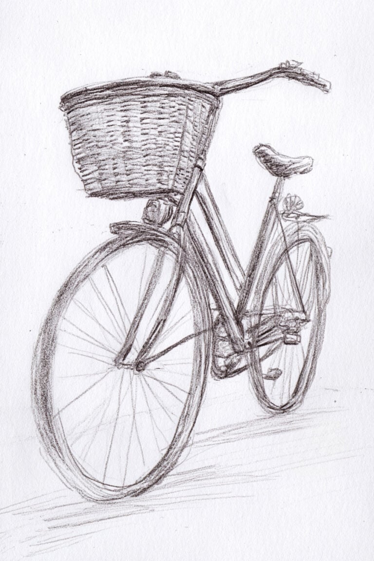 Classic Bicycle with Basket