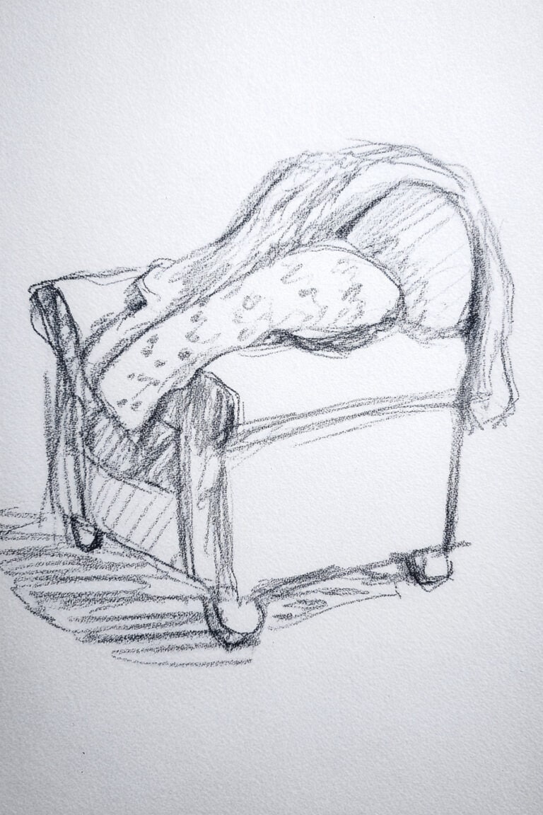 Cozy Chair with Blanket