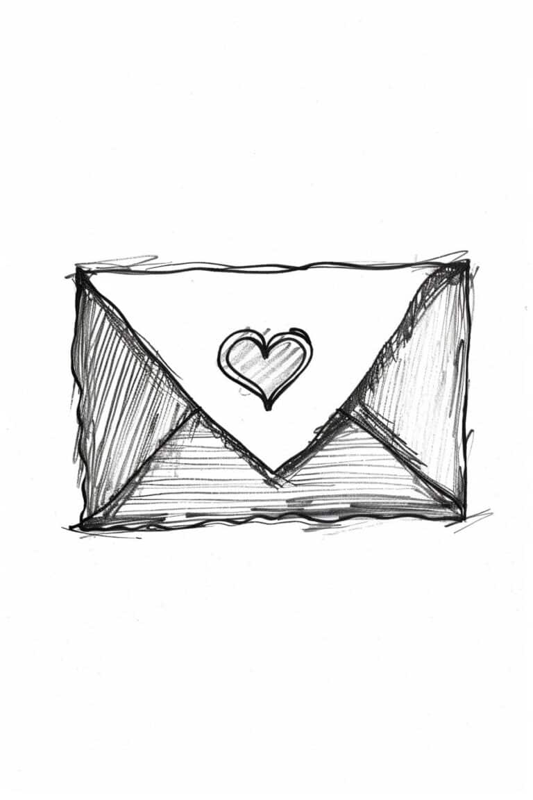 Envelope with Heart