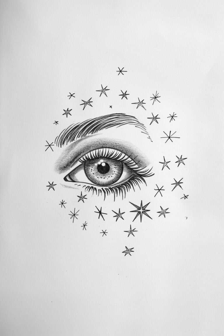 Eye with Stars