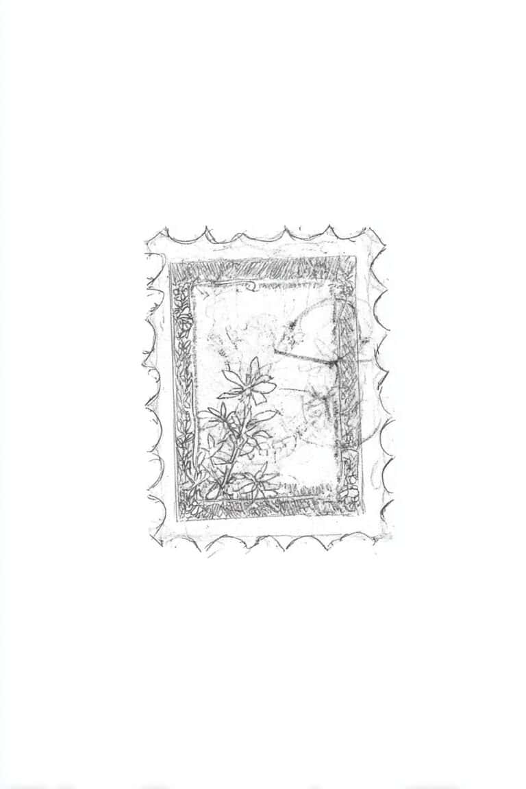 Floral Postage Stamp