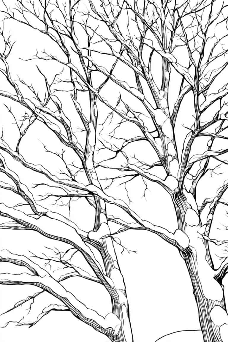 Frosted Winter Trees