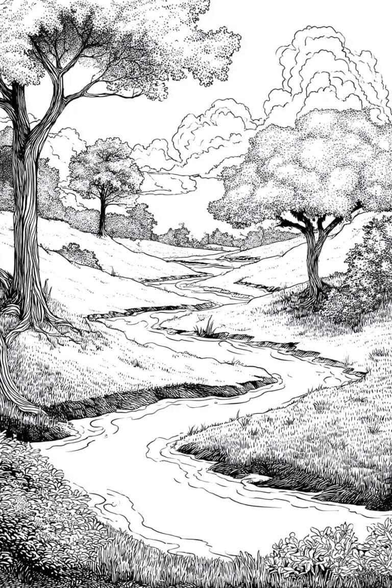 Gentle River Flow