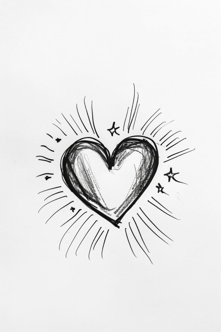 Heart with Sparkles