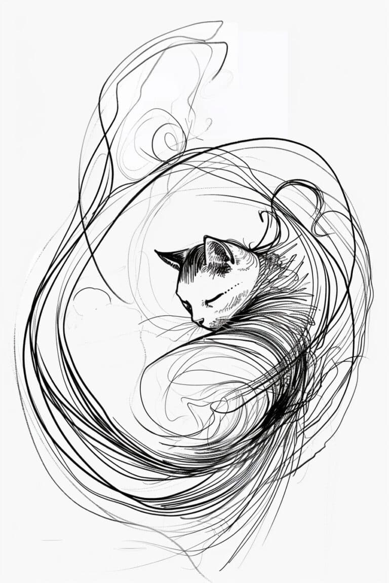 Minimalist Cat