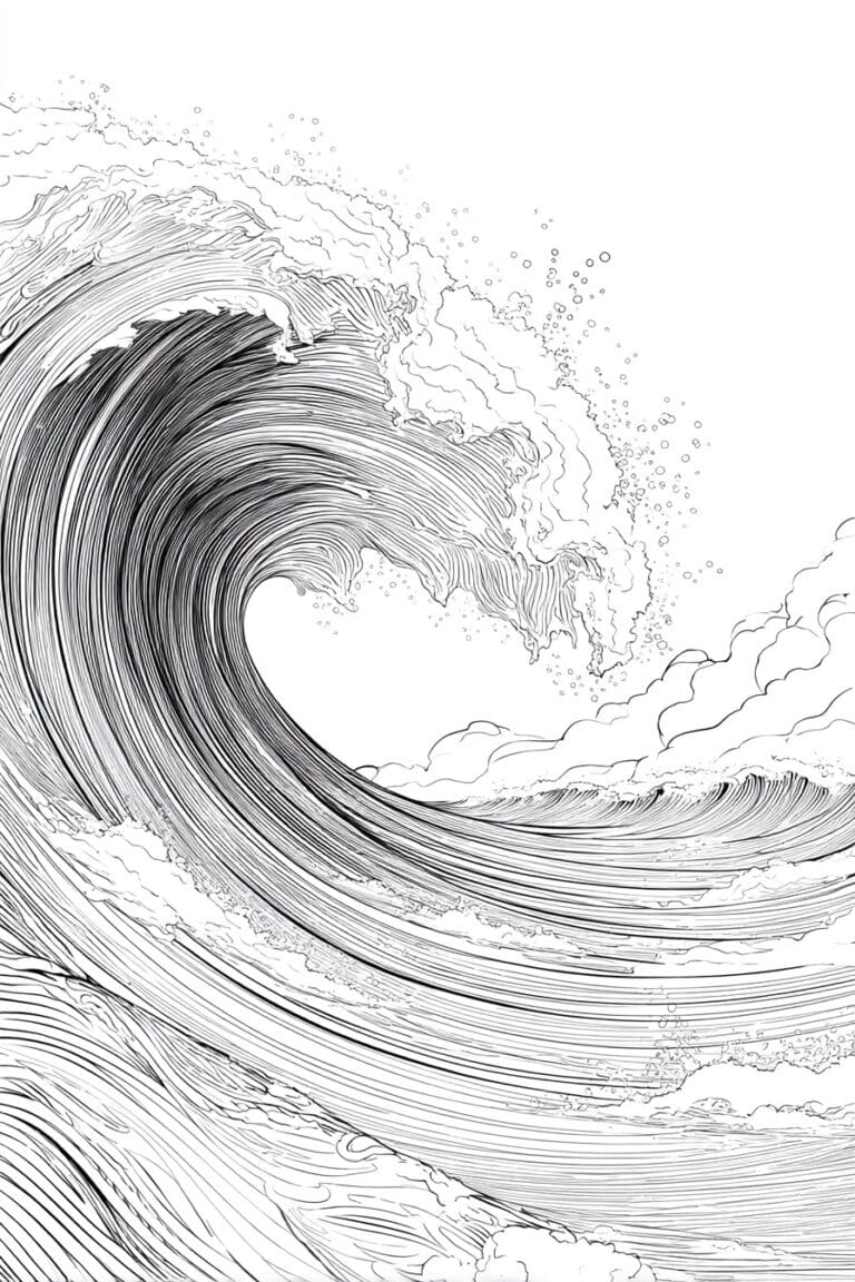 Ocean Wave Curl