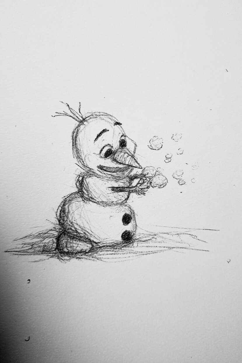 20 Cute Baby Disney Character Pencil Sketch Ideas to Melt Your Heart ...