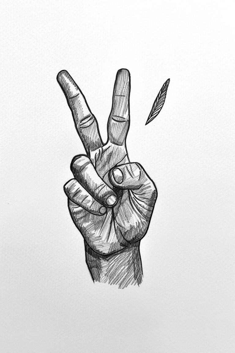 Peace Sign Hand