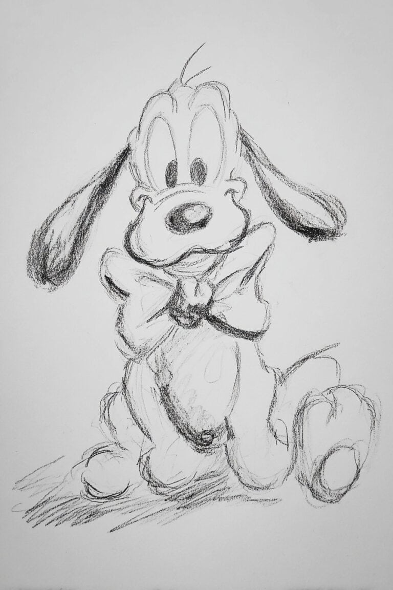 Pluto with a Big Bow