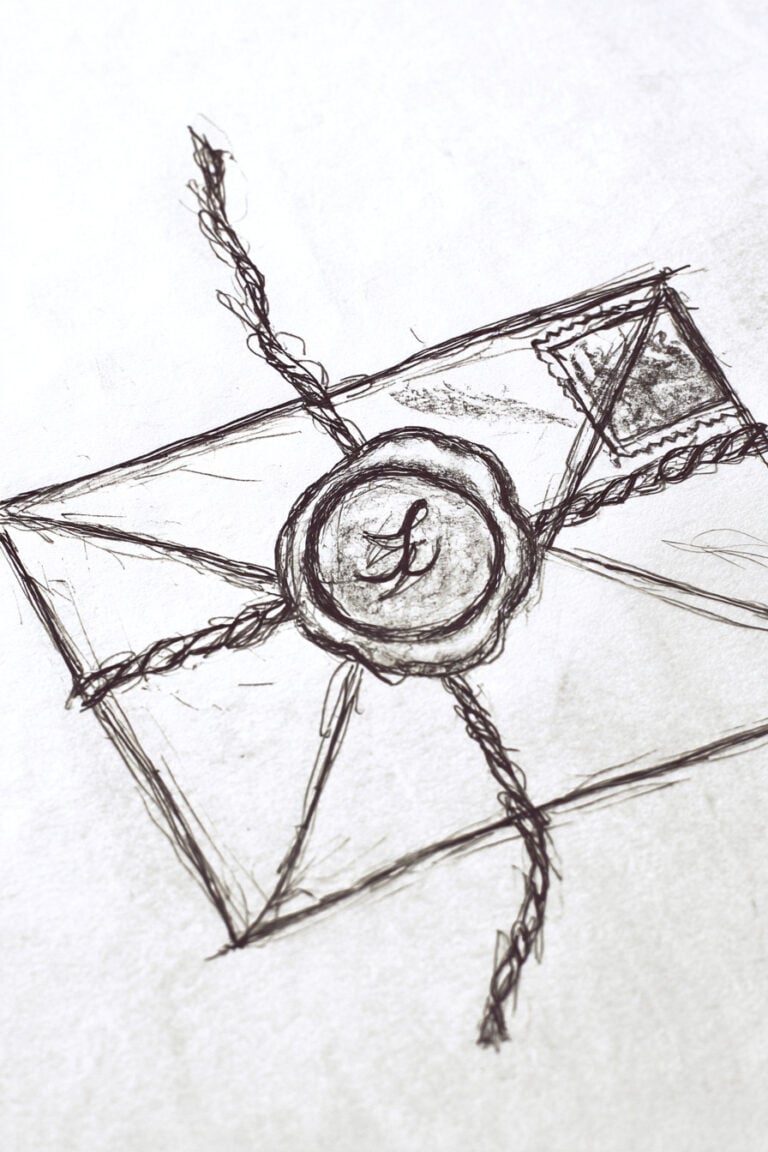 Postcard and Wax Seal