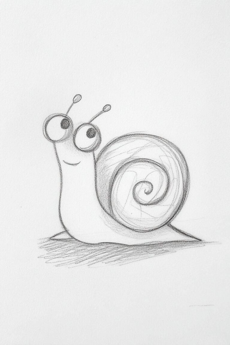 Snail with Big Eyes