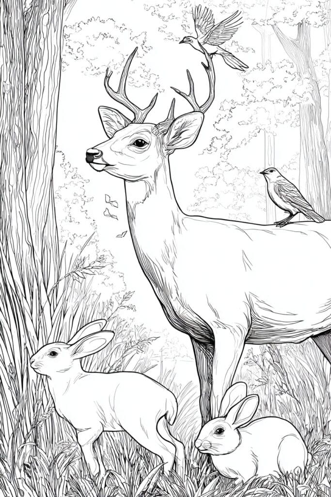 Nature Coloring Pages