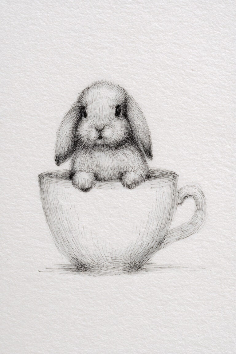 Bunny in a Teacup