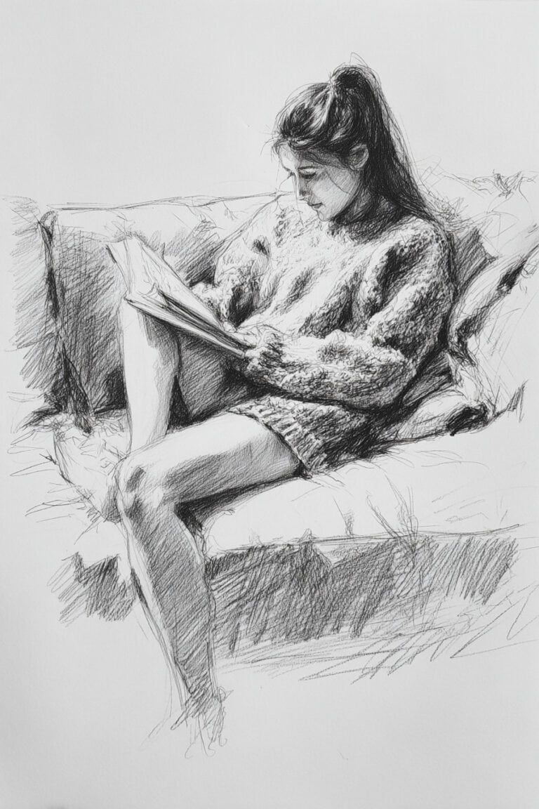 Casual Couch Pose