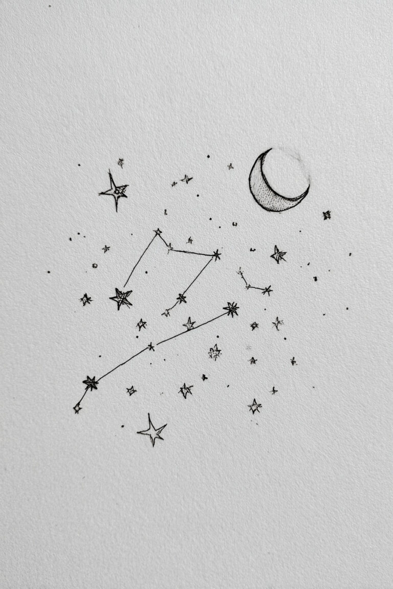 Dreamy Constellation Map
