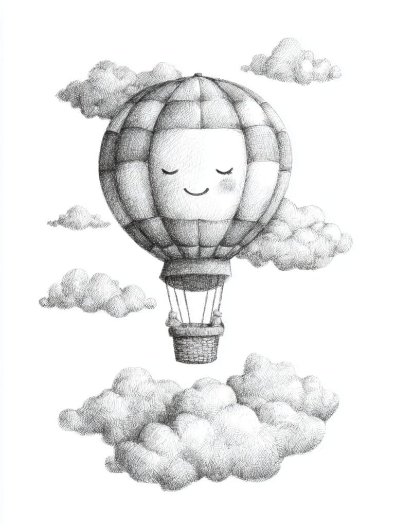 Dreamy Hot Air Balloon