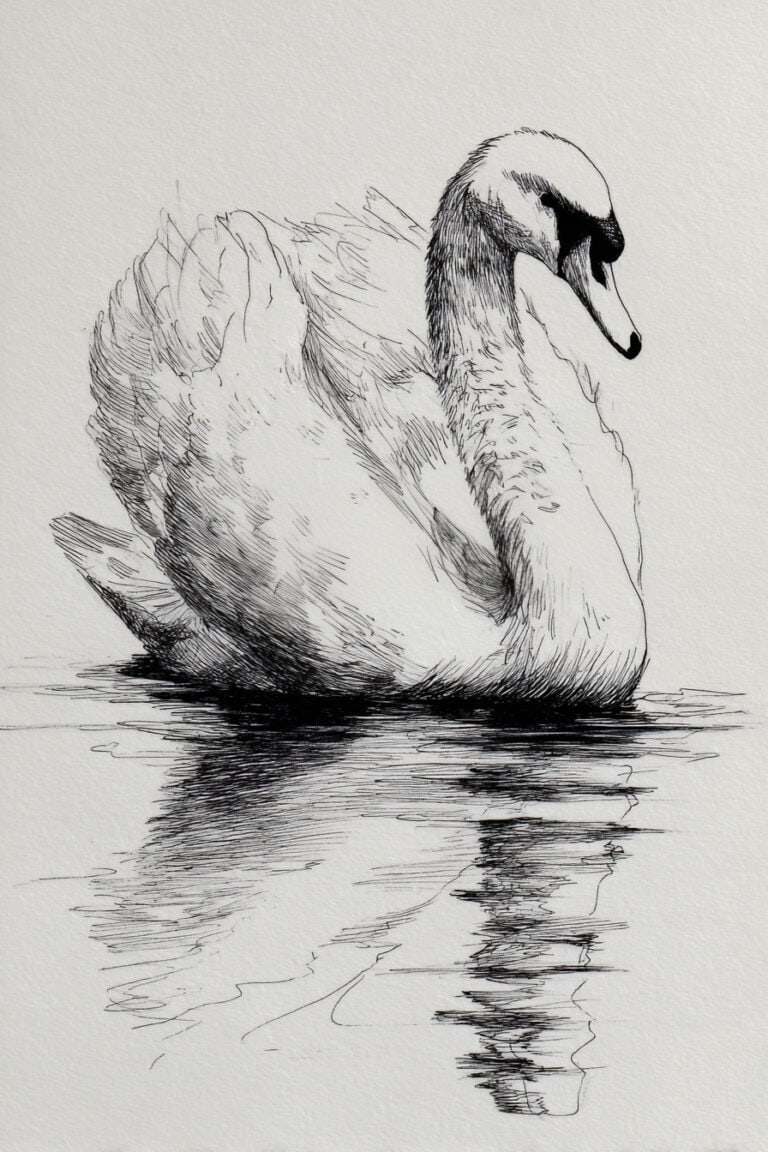 Elegant Swan Pose
