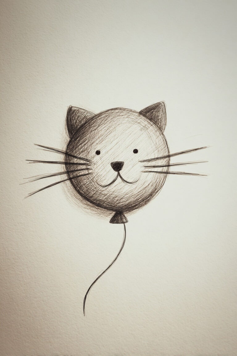 Floating Cat Balloon