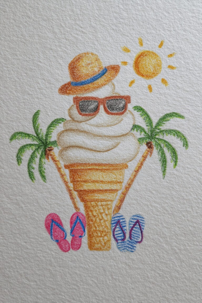 Ice Cream Cone Summer Dreams