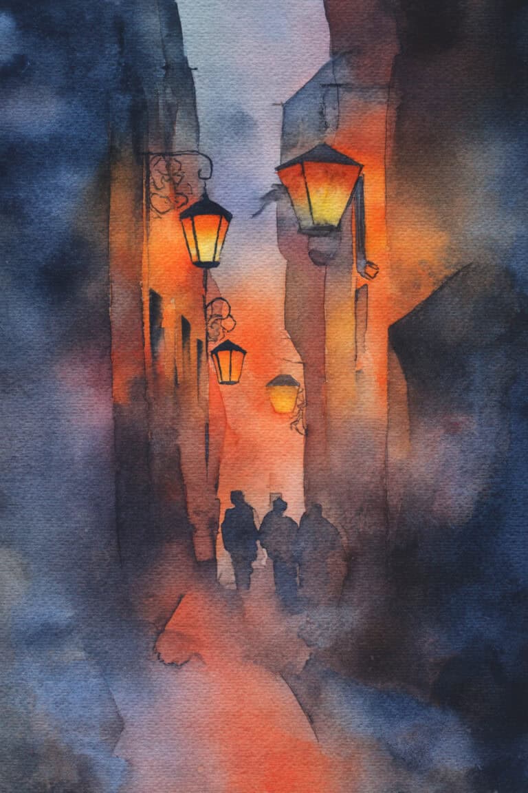 Lantern Lit Alleyway