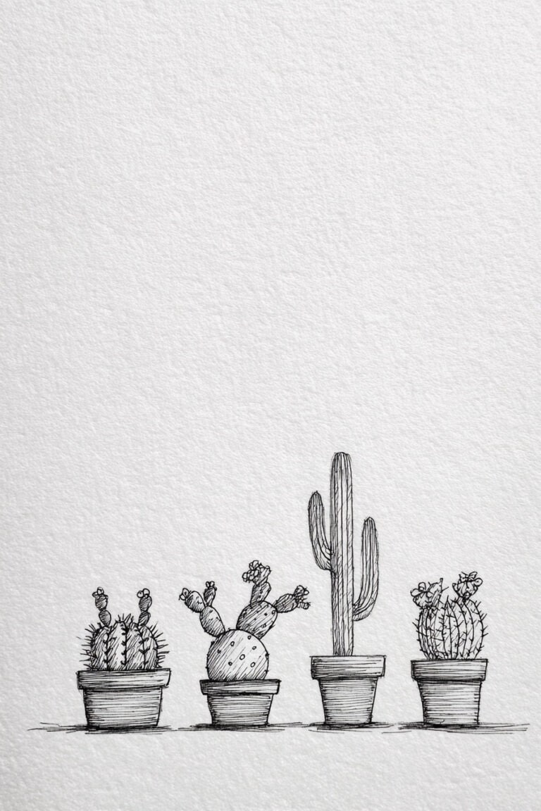 Minimalist Cactus Collection
