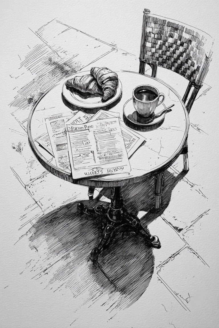 Parisian Café Scene