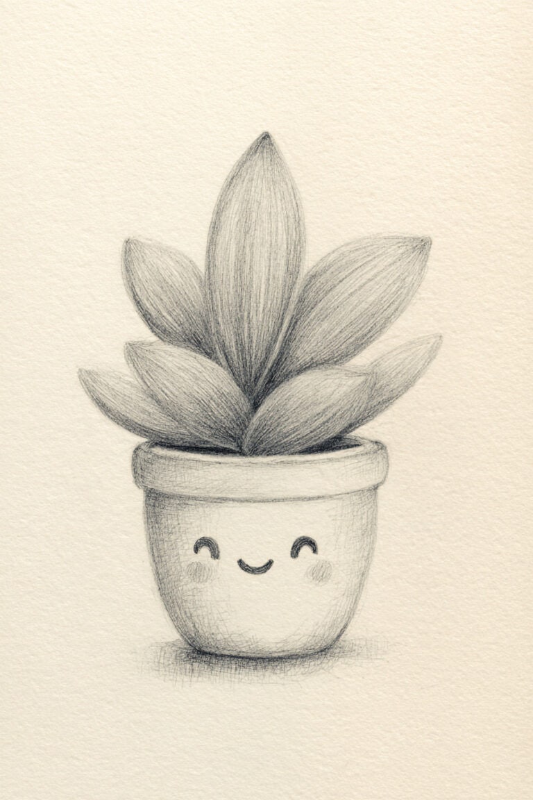 Plant in a Smiling Pot