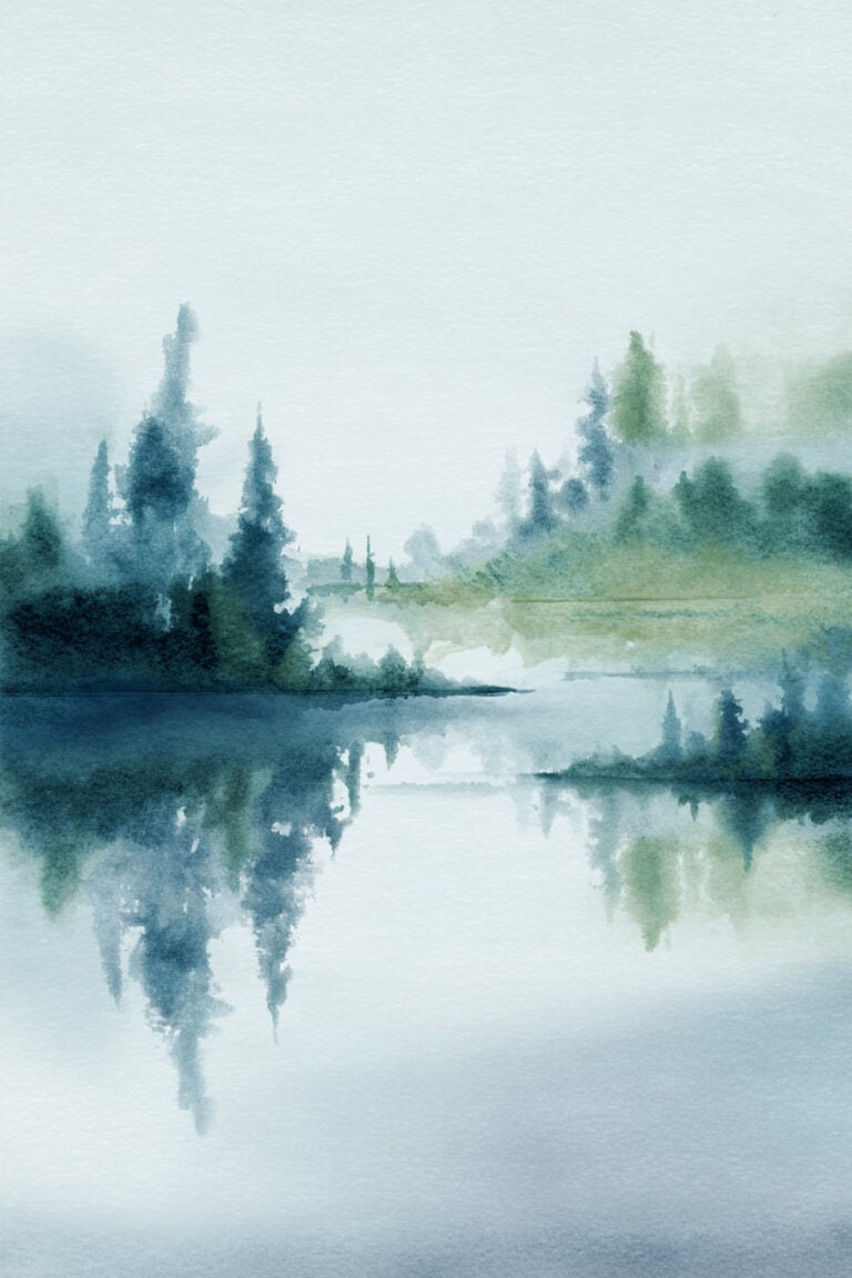 Pond Reflection Morning