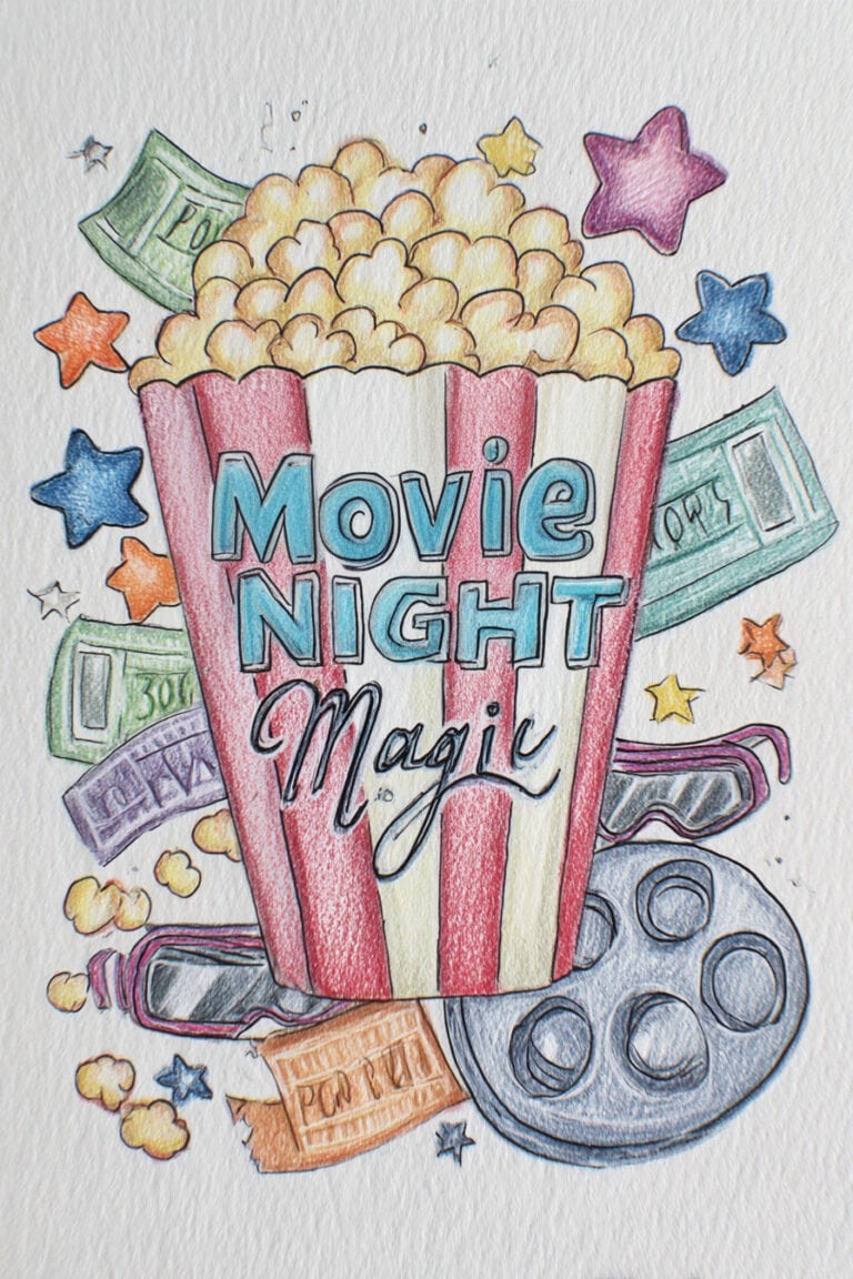 Popcorn Movie Night Ready