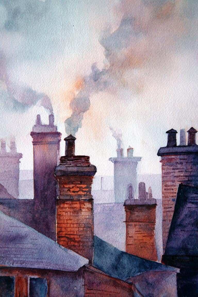 Rooftop Chimneys