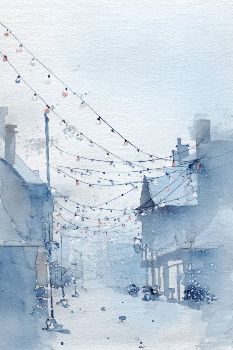 Scandinavian Winter Street