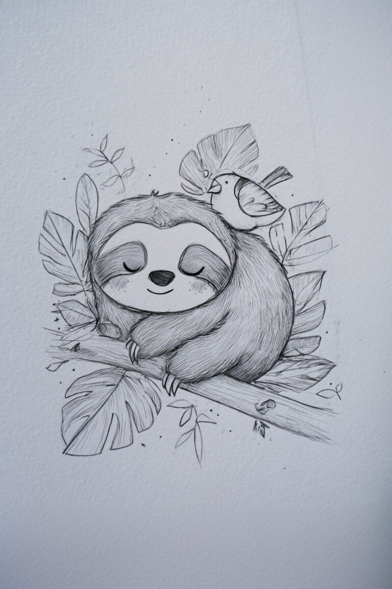 Sleepy Sloth Hanging