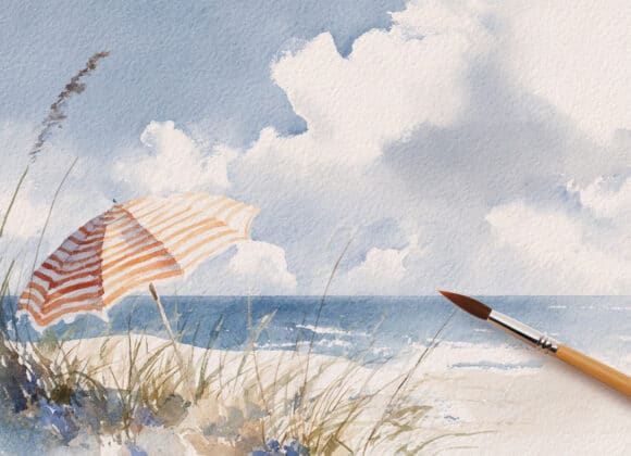 emthehuman1_a_paintbrush_next_to_a_loose_watercolor_painting_of_53a0b95d-2fea-45aa-a51b-cdd2c6451b38