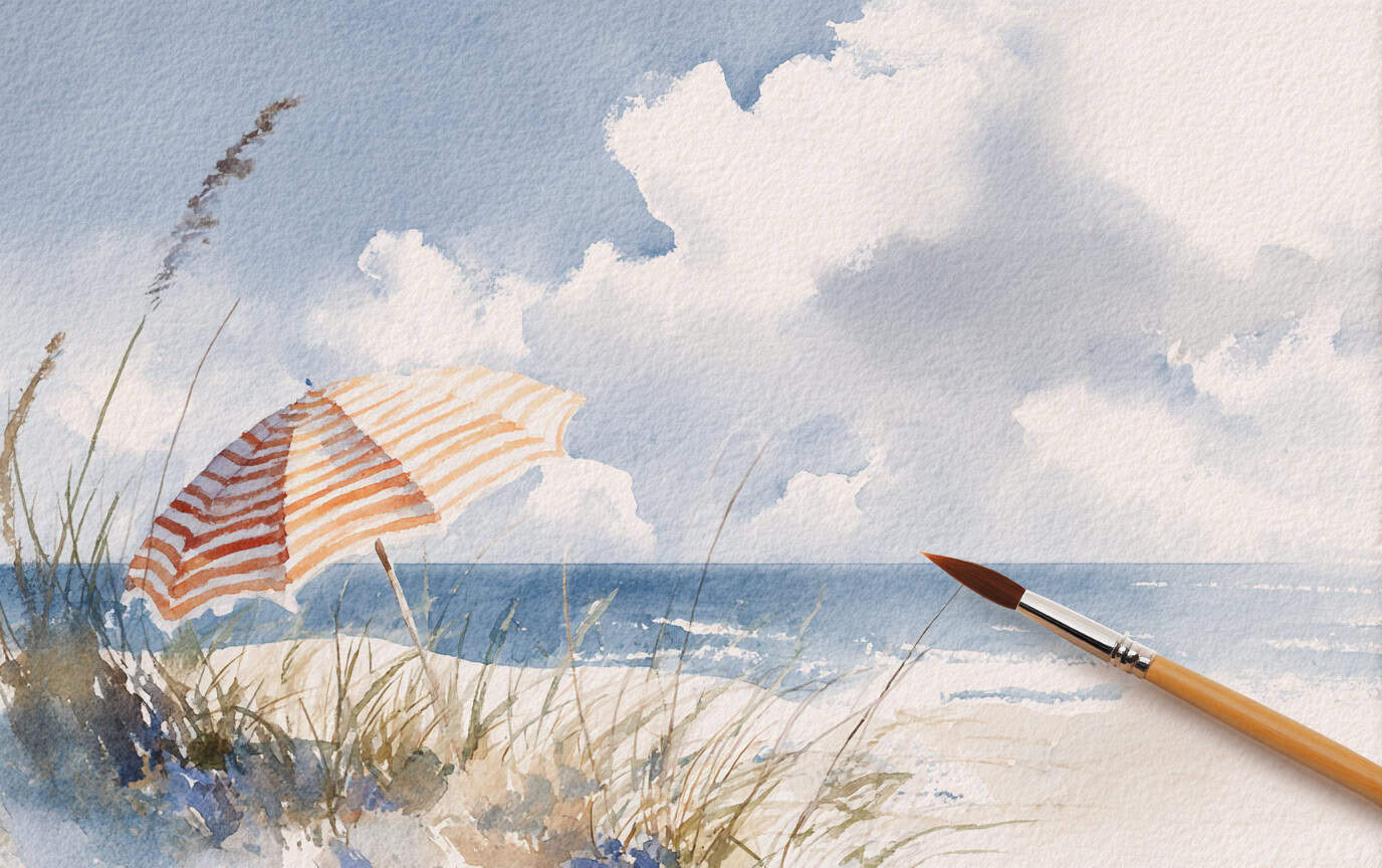 25 Loose Watercolor Landscapes for Beginners to Try