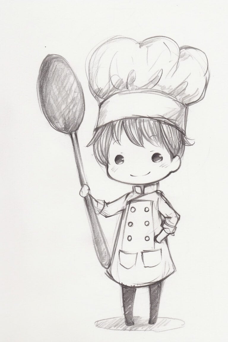 Chibi Chef with Spoon