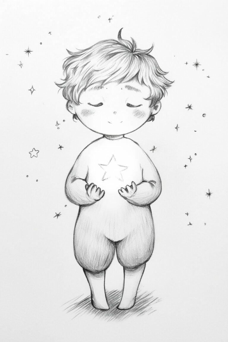 Chibi Holding a Star