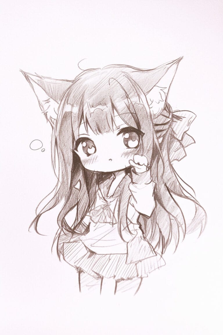 Chibi with Cat Ears