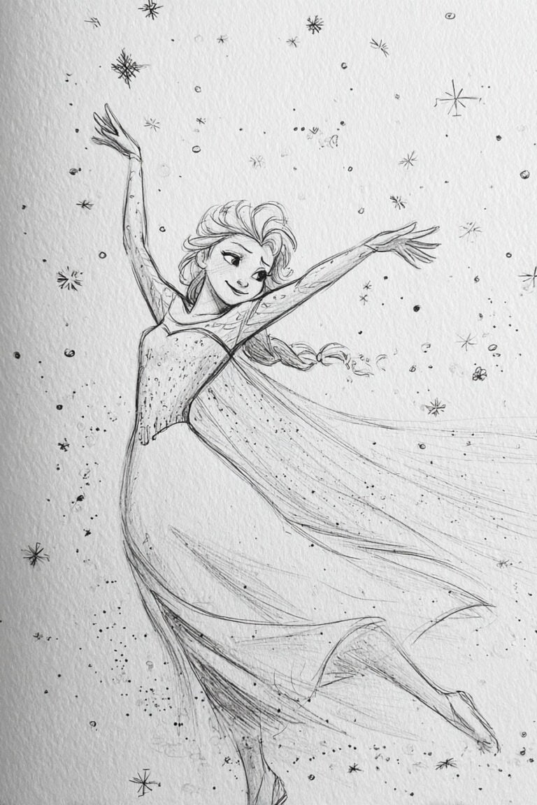 Elsa’s Snowy Spin