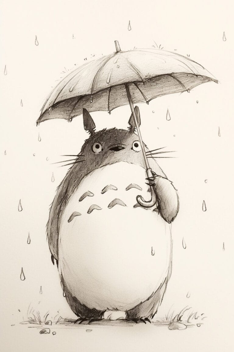 Rainy Day Totoro