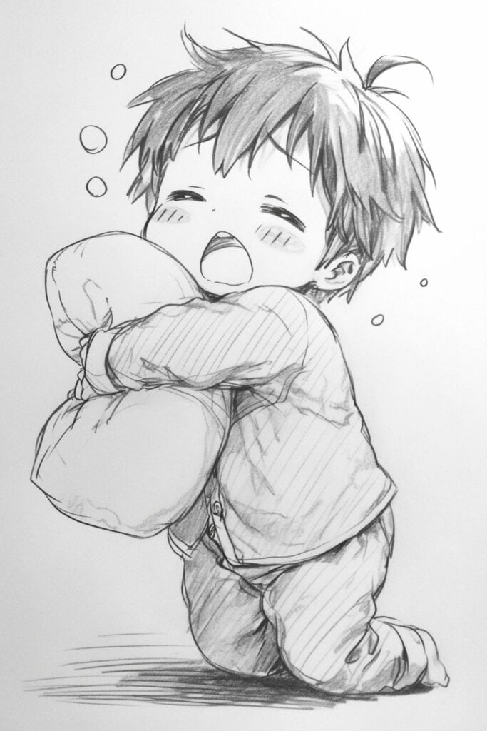 easy chibi cartoon doodles