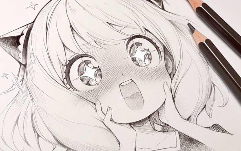 25 Cute Anime-Inspired Doodles to Draw in Your Sketchbook - Brighter Craft