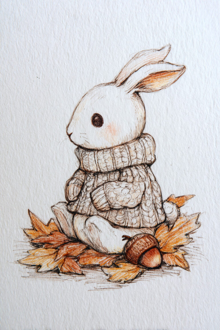 32. Rabbit With Oversized Sweater